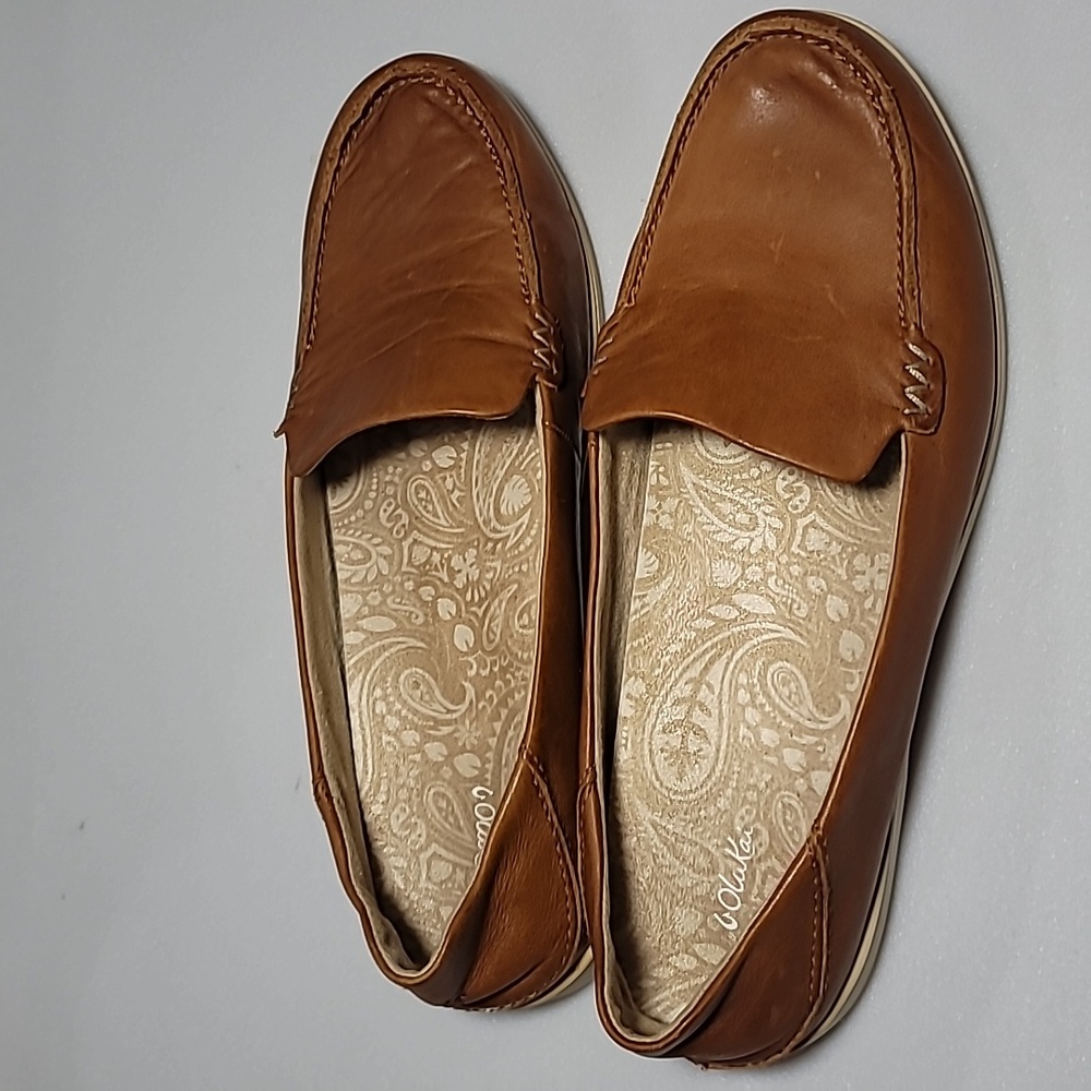 Olukai Kiele light brown shoes size US 9 EU 39 - Picture 4 of 15